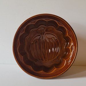 Pumpkin Ceramic Stoneware, Cake, Bread, Jello Mold, Fall Bakeware